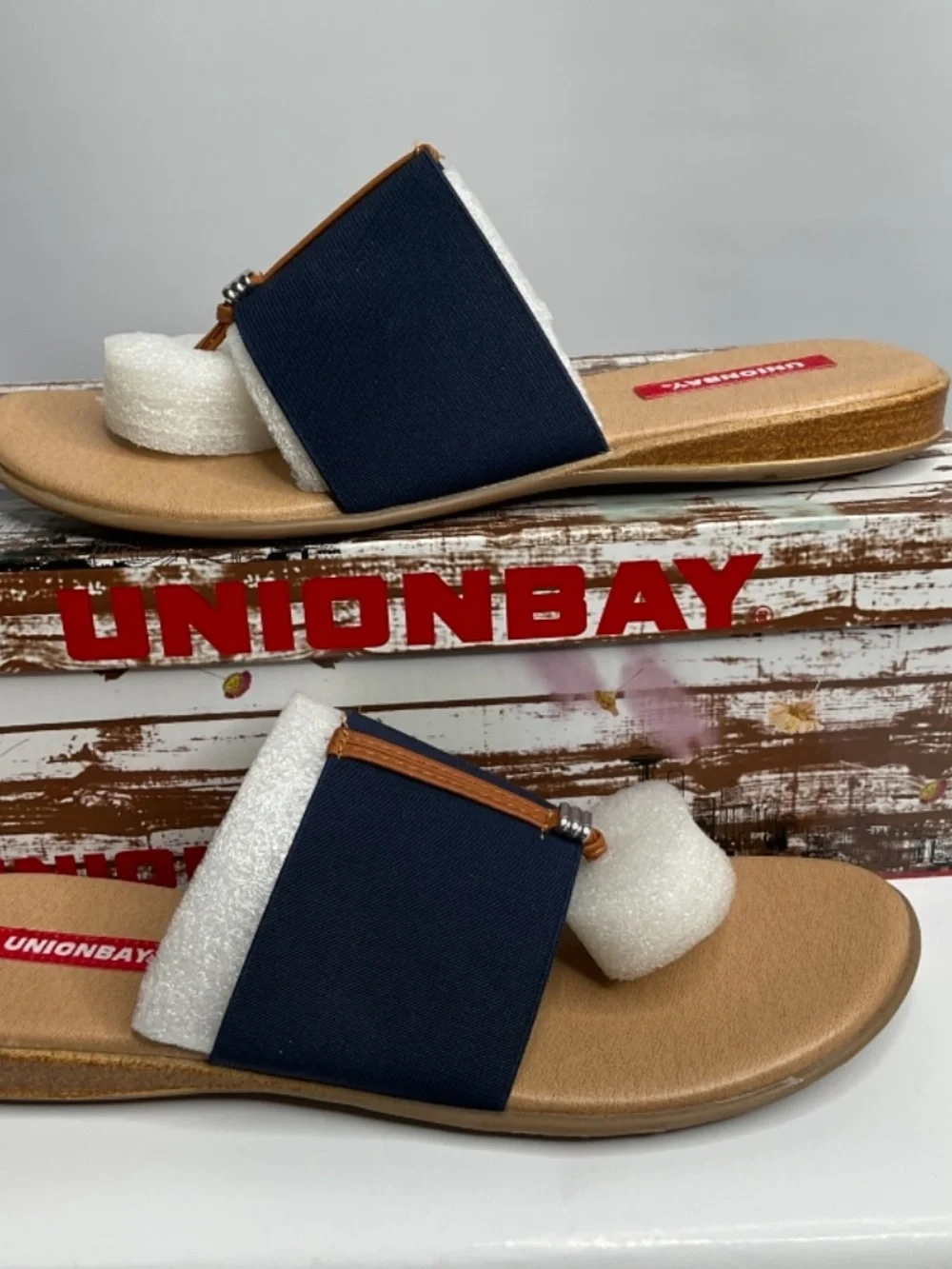 UNIONBAY Women’s by Natalie U slip-on sandals